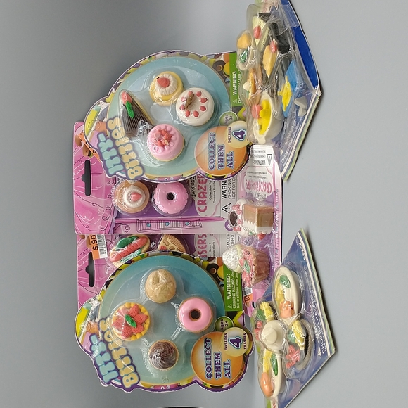 Office Novelty Erasers Shaped Like Food Poshmark